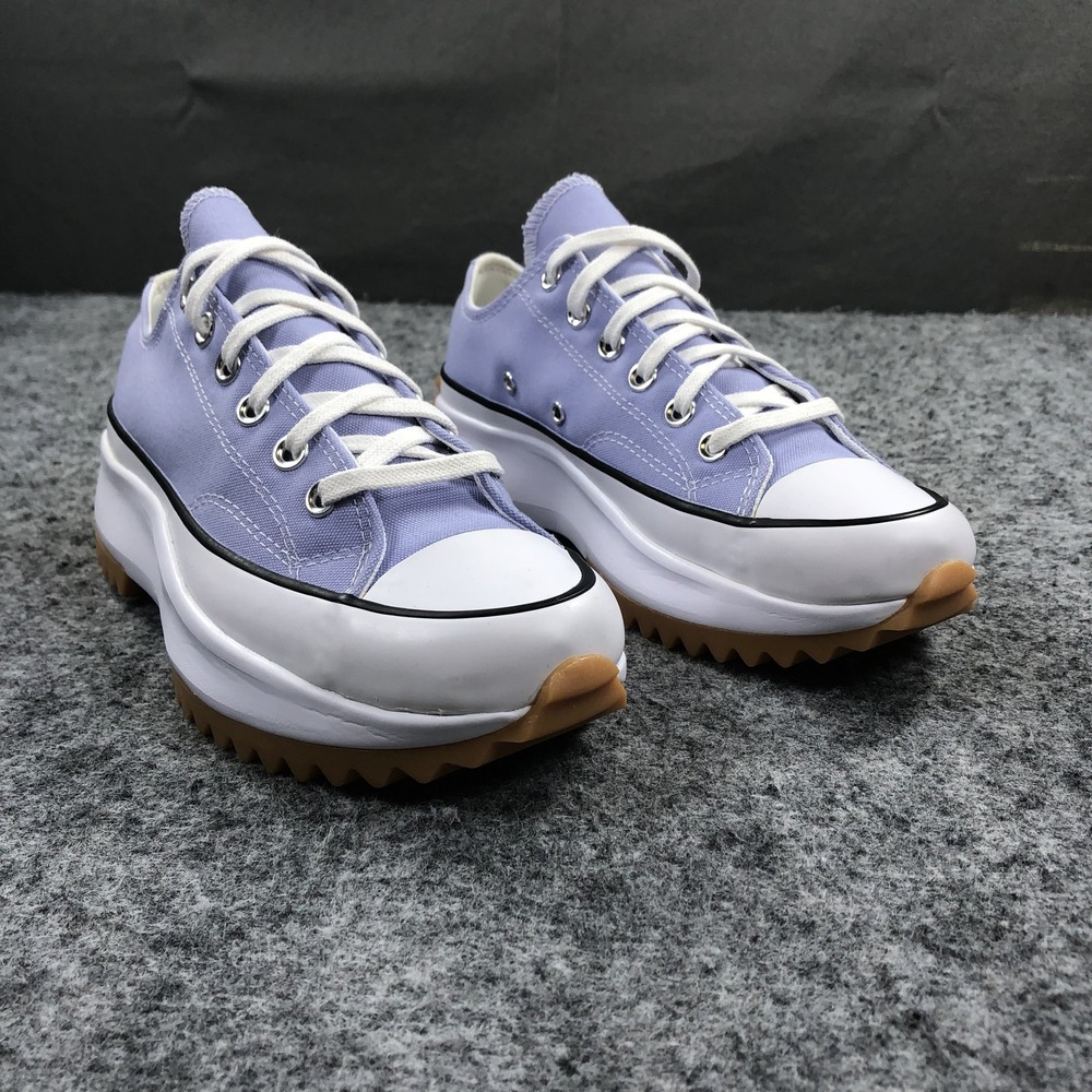 Converse Run Star Hike Low Womens Size 8.5 Purple Platform Sneakers A02683C